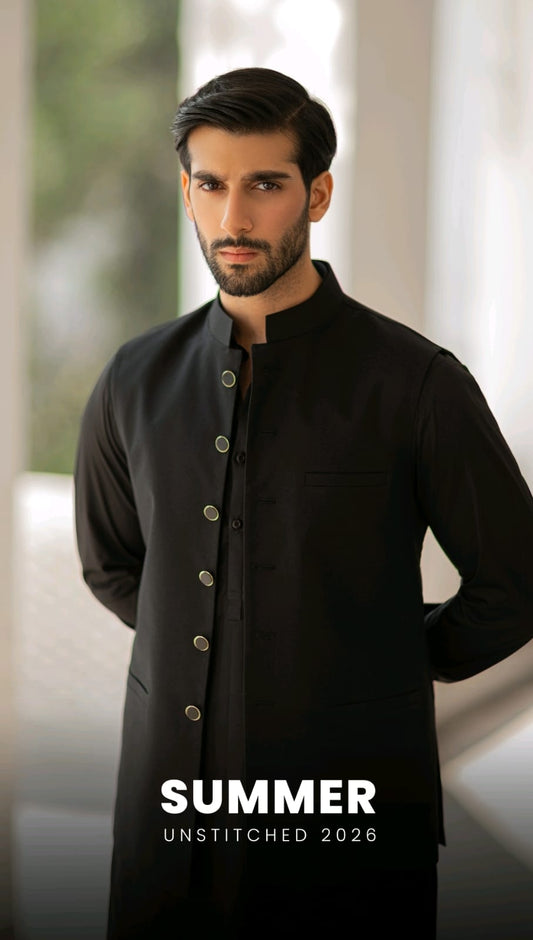 Marine-Black Unstitched